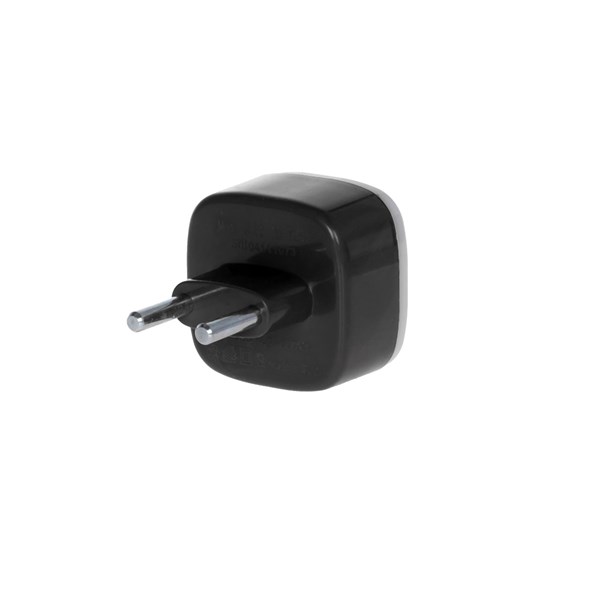 تبدیل برق 3 به 2 مدل M-03 - مشکی - MMS - (RGB)